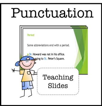 Punctuation slides with practice questions by theteacherlab | TPT