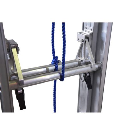 Image result for Extension Ladder Rope Setup