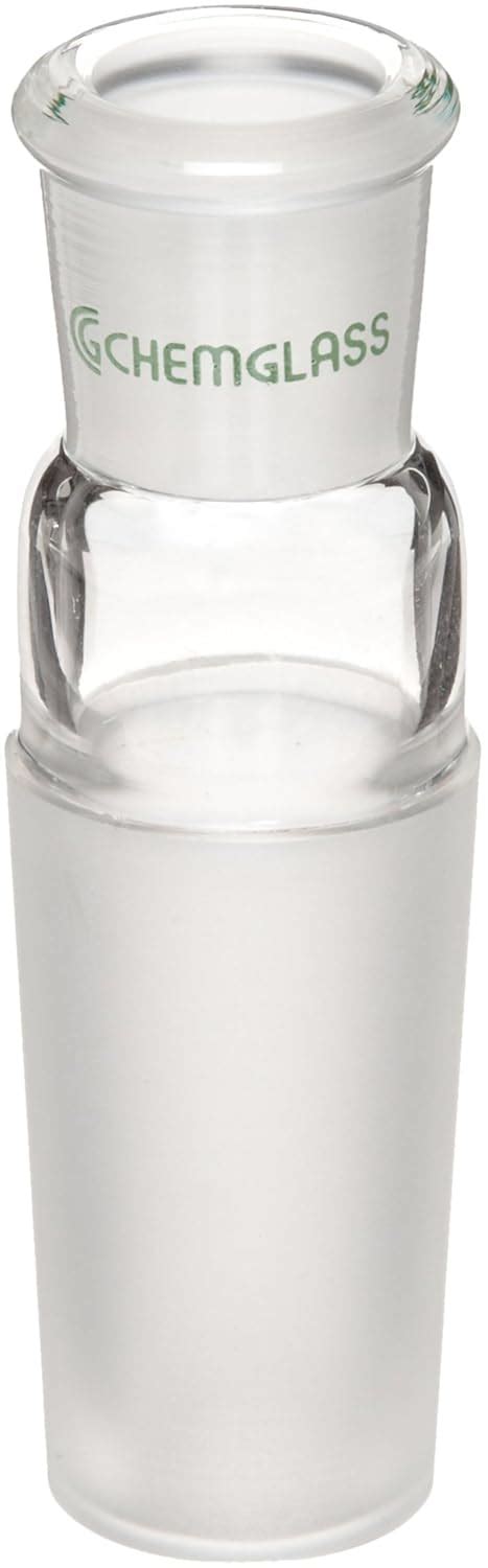Chemglass CG-1000-43 Glass Reducing Connecting Adapter with 14/20 ...