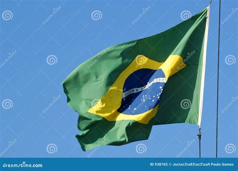 Brazilian flag stock image. Image of symbol, blue, brazil - 938765