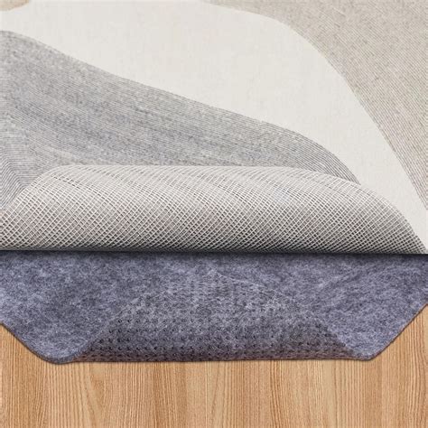 5 x 7 Ft Rug Pad, Cushioned Carpet Padding for Area Rugs, Hardwood ...