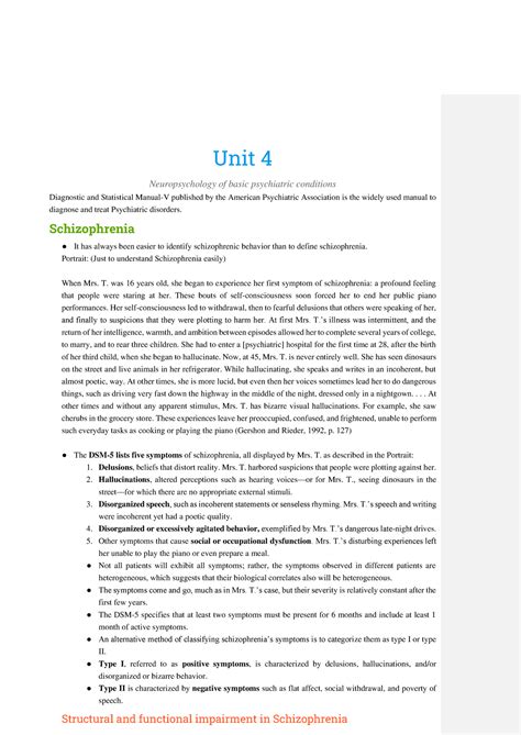 Introduction to Neuropsychology Notes-51-57 - Christ University - Studocu