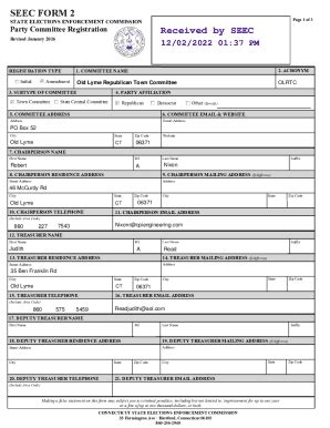 Fillable Online seec ct Political Subdivisions Forms Index - the Texas ...