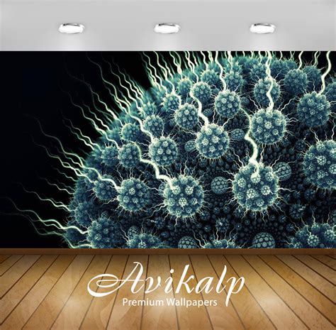 Avikalp Exclusive Awi4026 Virus Full HD Wallpapers for Living room, Ha ...