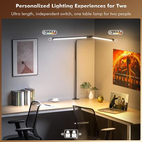 Quntis Double Head LED Tall Desk Lamp for Home India | Ubuy