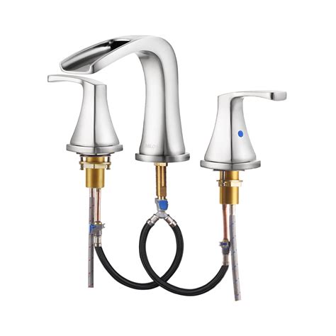 Snapklik.com : PARLOS 2-Handle Widespread Waterfall Roman Bathtub ...