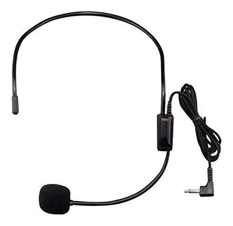 WON Head Band 3.5mm Unidirectional Head Microphone Flexible Wired Mic ...