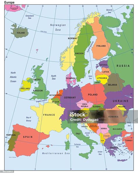 Labeled Map of Europe 的图像结果