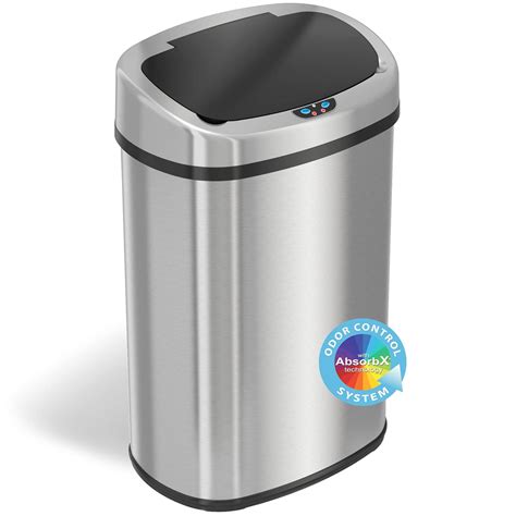 iTouchless 13 Gallon SensorCan Kitchen Trash Can | Ubuy India