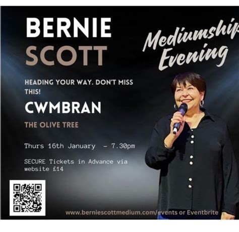 Bernie Scotts Event, The Olive Tree Cwmbran NP44 2JJ , 16 January 2025 ...