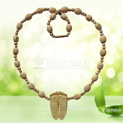 Shri Radha Charan Tulsi Locket Mala - Tulsi Mala