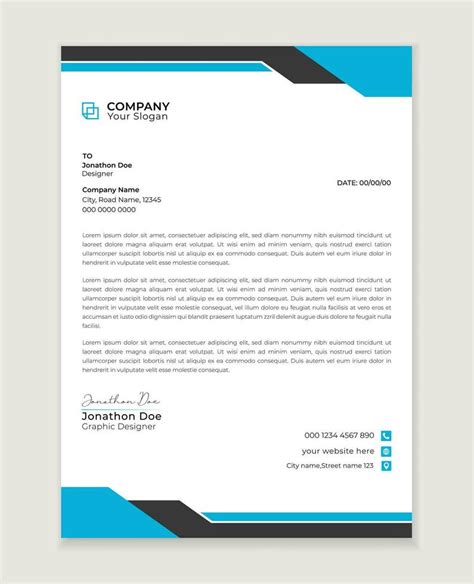 Letter Header Format 的图像结果