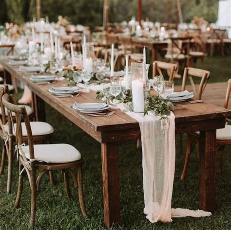 Rustic Wedding Table Setting Inspiration