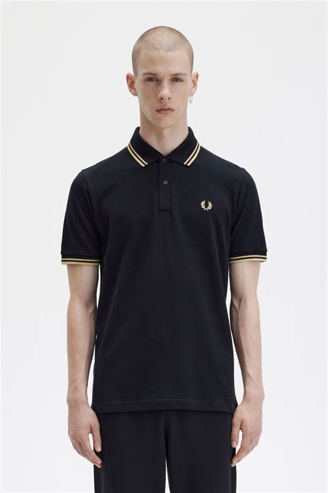 Black polo fred perry online
