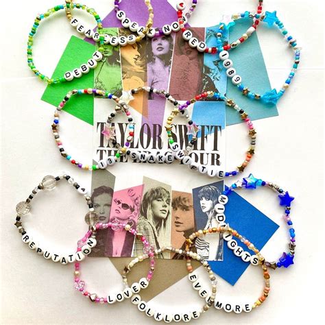 13 Taylor Swift Eras Tour Inspired Friendship Bracelets - Etsy Canada ...