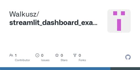 GitHub - Walkusz/streamlit_dashboard_example