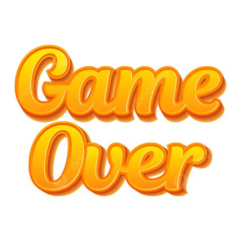 Image result for Game Over PNG