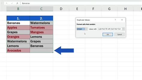 Image result for Compare Two Columns in Excel Find Differences