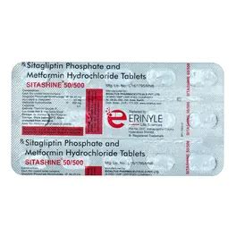 Sitashine 50/500 Tablet | Uses, Side Effects, Price | Apollo Pharmacy