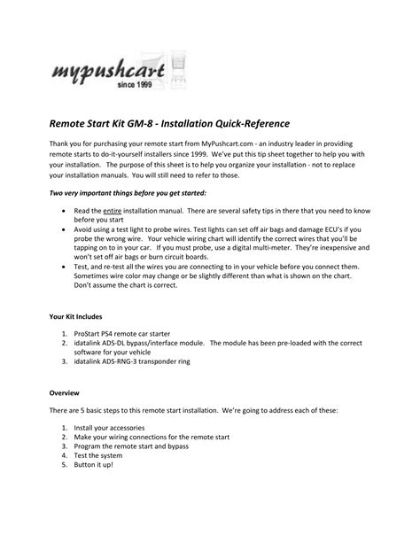 Image result for ProStart Remote Programming