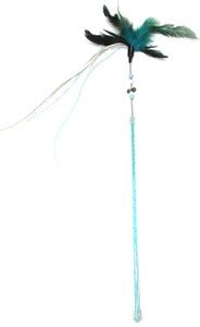 Emily Pets Hanging Ribbon Stone Toys Interactive Cat Feather(Pack1 ...