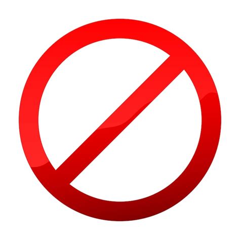No sign transparent background Images - Free Download on Freepik