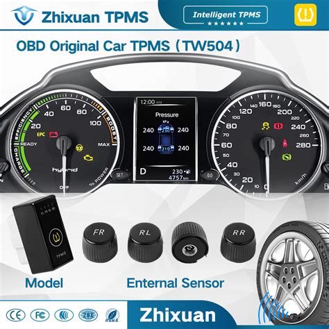 China External Sensor TPMS OBD Original TPMS Dashboard Tire Pressure ...