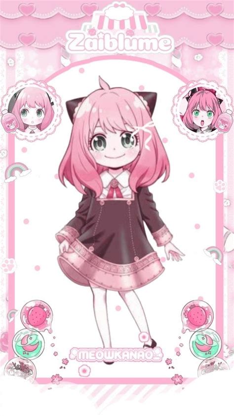 Anya De ____ en los comentarios | Garabatos lindos, Fondo de anime ...