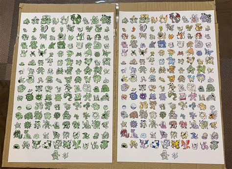 Pokemon Crystal Pokedex Sprites