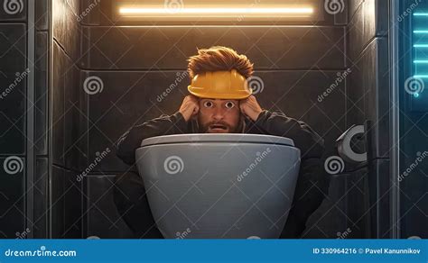 Construction Worker Using Restroom 的图像结果