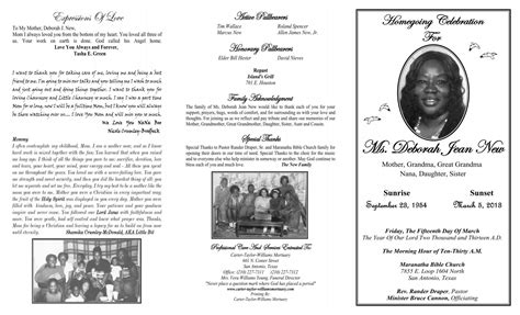 Download Program - Carter Taylor Williams Mortuary