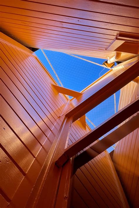 Download wallpaper 800x1200 wall, boards, bottom view, sky iphone 4s/4 ...