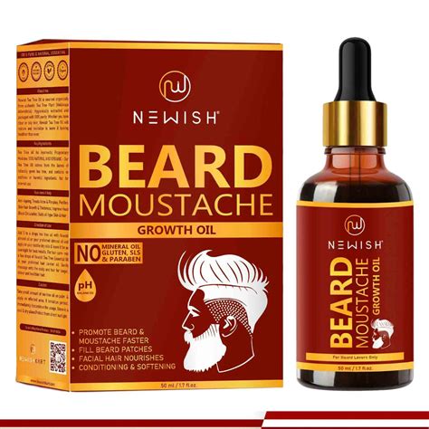 Newish Beard and Moustache Growth Oil, 50 ml | Uses, Benefits, Price ...