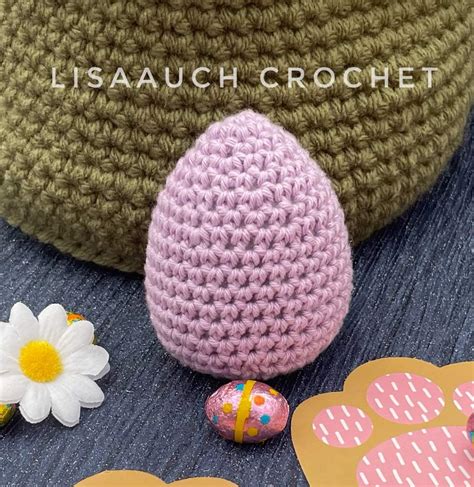 Easter Egg Crochet Pattern | FREE Crochet Patterns LisaAuch Crochet