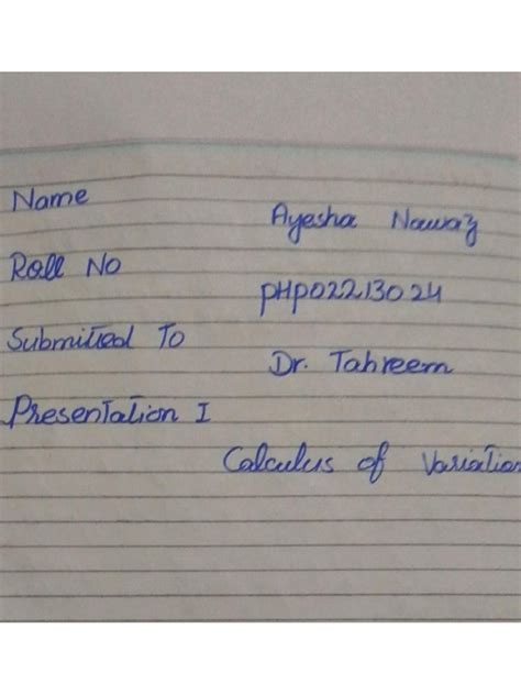 Integration in Calculus Variation 的图像结果