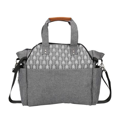 Nursing Bag, Multi-Function Diaper Bag, Grey Shopping for Organizing ...