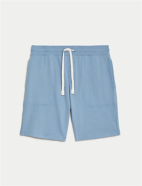 Buy Pure Cotton Drawstring Jersey Shorts at Marks & Spencer