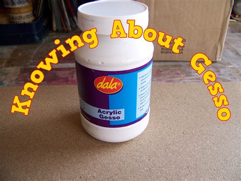 A Pretty Talent Blog: Knowing About Gesso