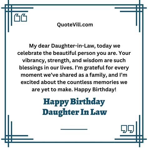 75 Sweet Happy Birthday Wishes For Daughter In Law