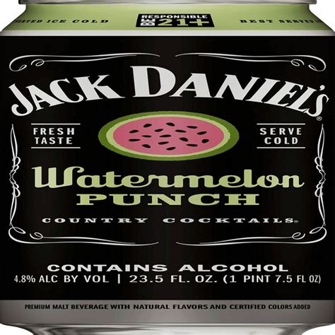 Jack Daniel'S Country Cocktail Malt Watermelon Punch Flavored Malt ...