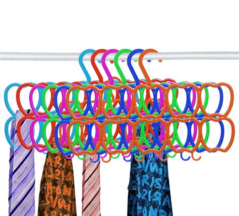 Kuber Industries 10-Circle 6 Pieces Plastic Heart Design Hanger for ...