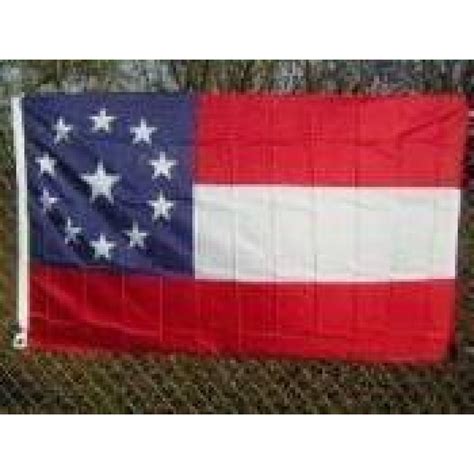 First Confederate Flag - 11 Stars 1 in the middle - Stars & Bars Flag ...