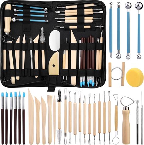 Amazon.com: Clay Tools Kit, Pottery Tools, Polymer Clay Tools, Clay ...