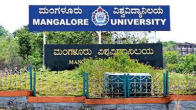 Mangaluru: Faculty Fear Poor Response To Pg Courses Offered At Mu ...