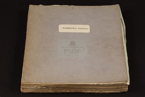 The Prop Gallery | Production used script