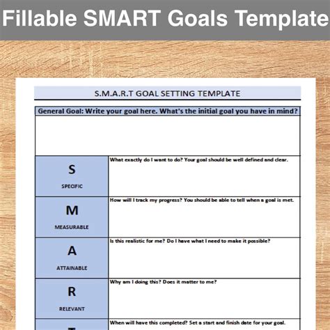 Image result for Goals Template