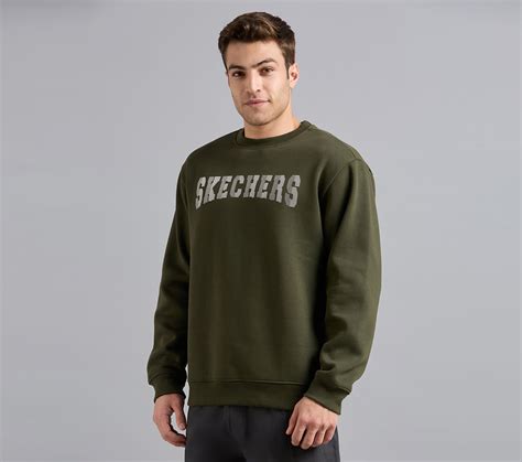 Buy Skechers FRONT LINEAR BRANDING SWEATSHIRT | Mens