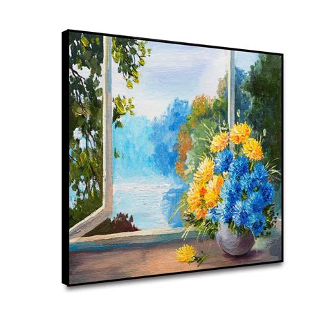 Lfeey 18x12inch Framed Canvas Painting Art Prints Black Frames Nordic ...