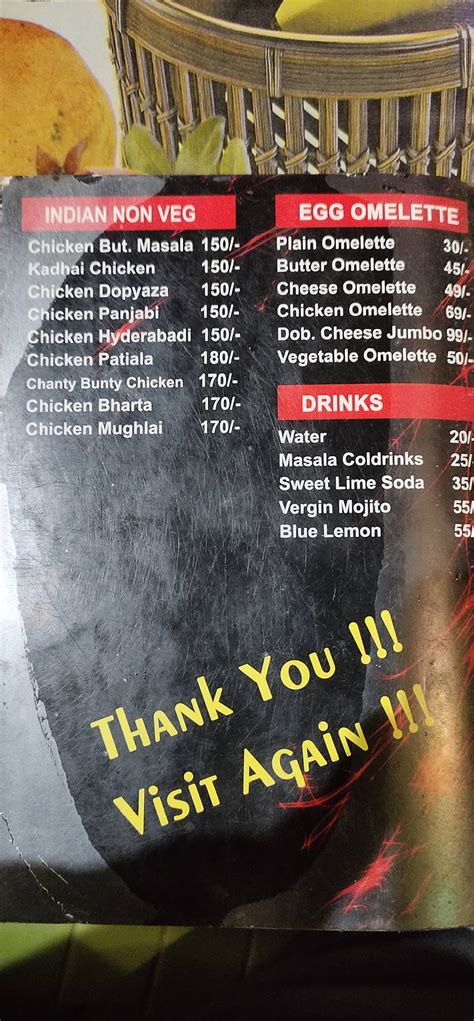 Menu at EAT CENTRAL, Bhubaneswar