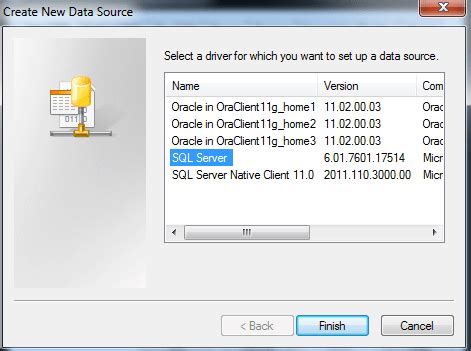 Setting Up OdbcConnection 的图像结果